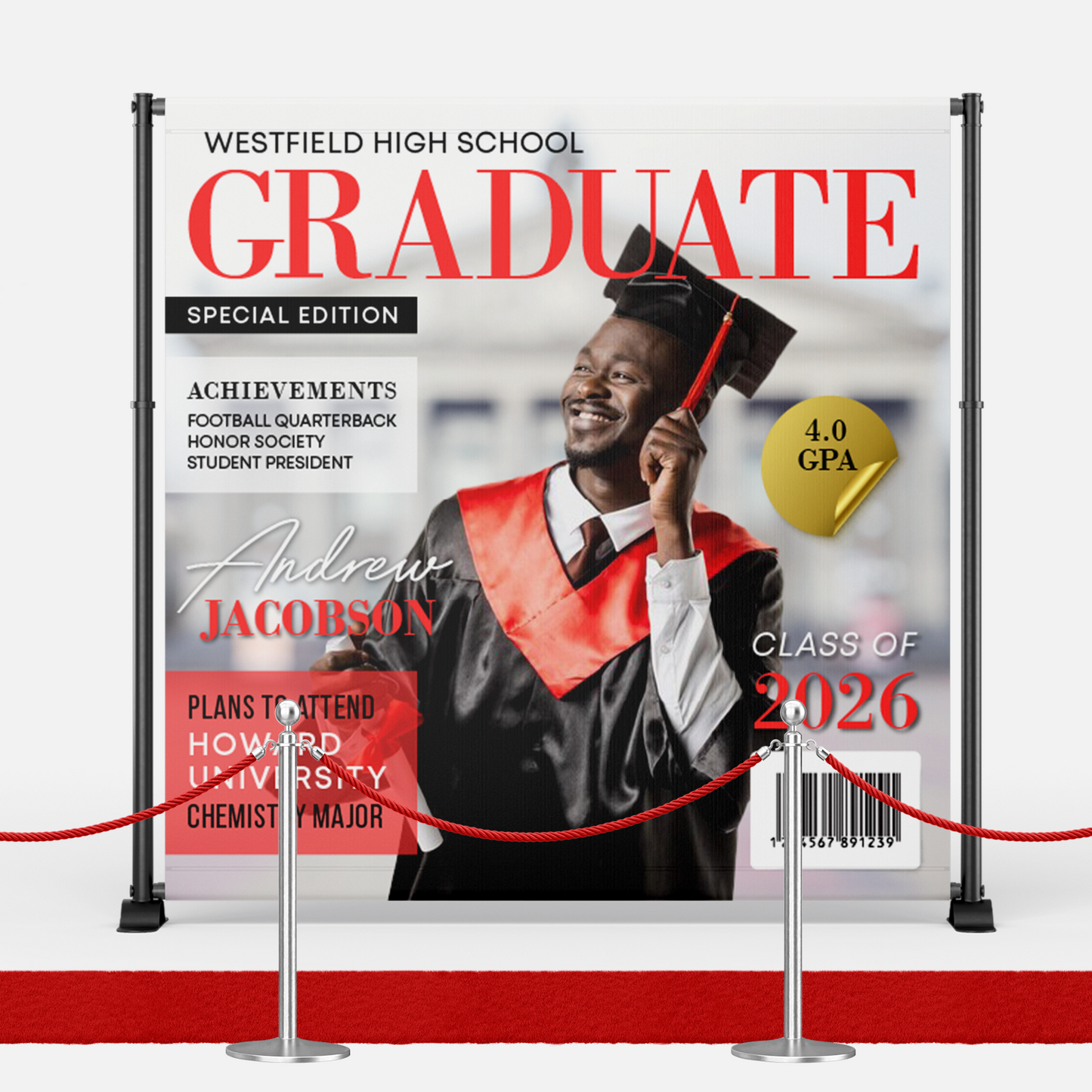 Graduation Backdrop