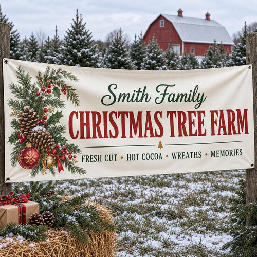 Custom Christmas Banner
