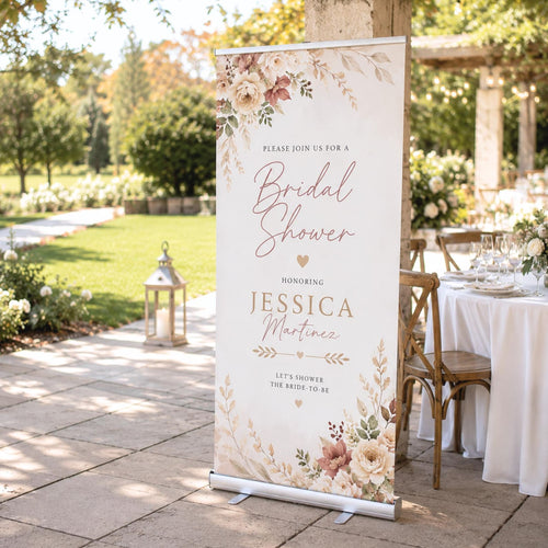 Fall Bridal Shower Welcome Banner