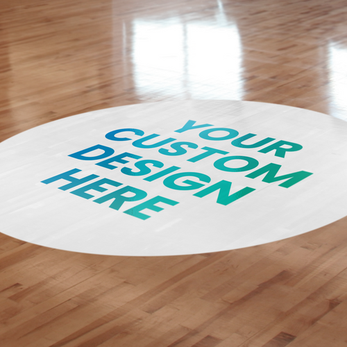 Round Floor Decal