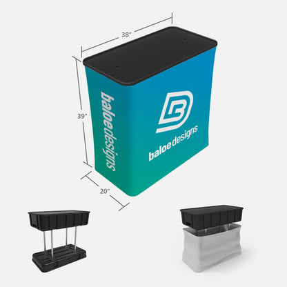 Tension Fabric Display + Podium