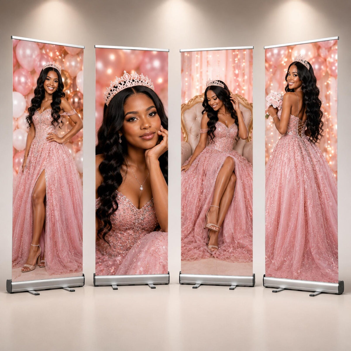 Custom set of four birthday retractable banners — gallery image 10