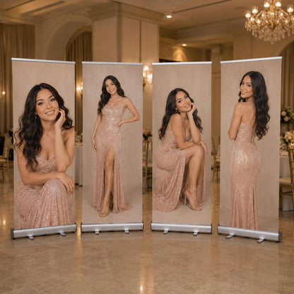 Custom set of four birthday retractable banners — gallery image 11