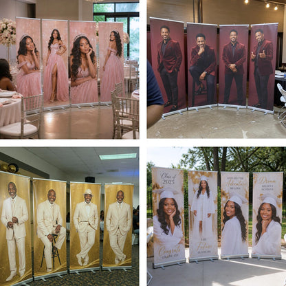 Custom set of four birthday retractable banners — gallery image 13