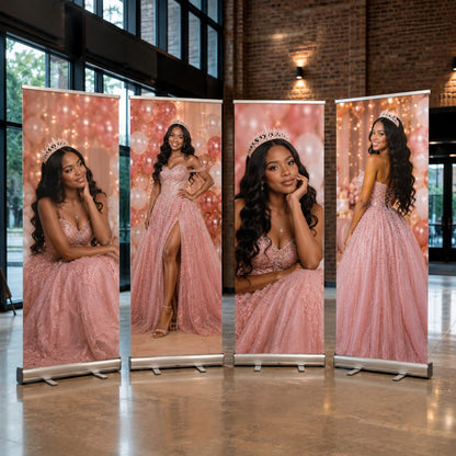 Custom set of four birthday retractable banners — gallery image 15