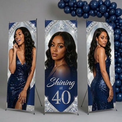 Personalized birthday X-banner display — photo 2