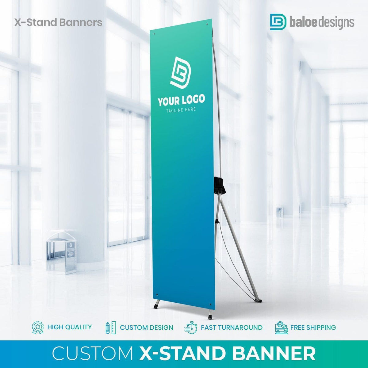 Personalized birthday X-banner display — photo 9