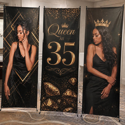 Personalized birthday X-banner display — photo 12