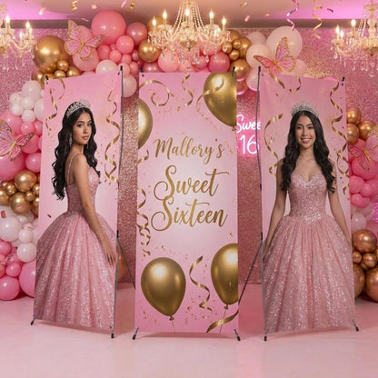 Personalized birthday X-banner display — photo 14