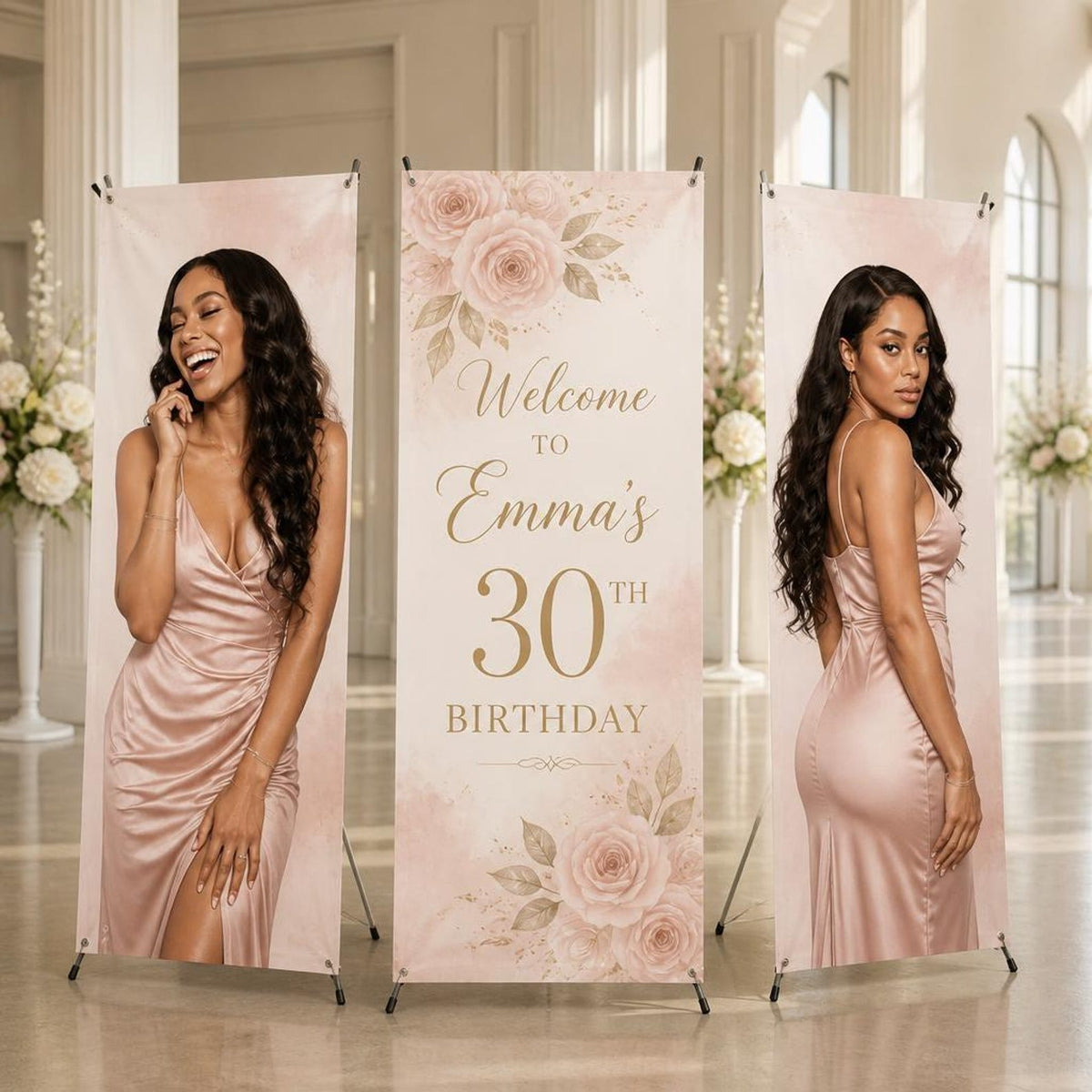 Personalized birthday X-banner display — photo 18