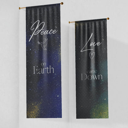 Christmas Church Banners – Peace, Love, Hope & Joy — original mockup 6