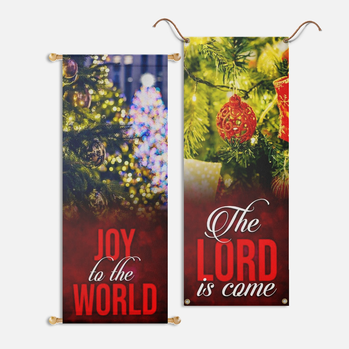 Christmas Church Banners – Joy to the World — original mockup 2