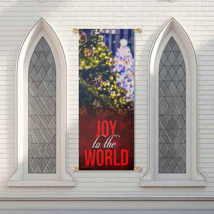 Christmas Church Banners – Joy to the World — original mockup 5