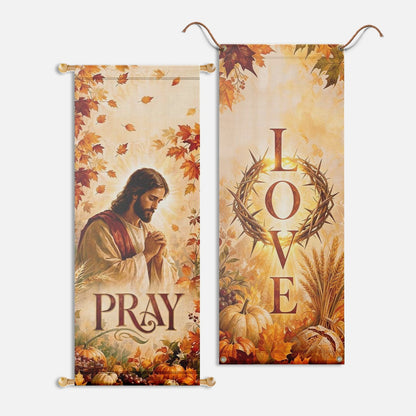 Fall Church Banners – Pray, Love, Serve & Grow — original mockup 2