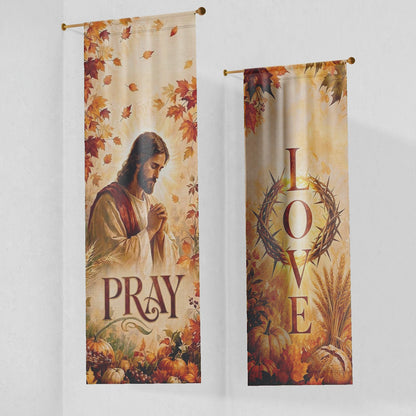 Fall Church Banners – Pray, Love, Serve & Grow — original mockup 6