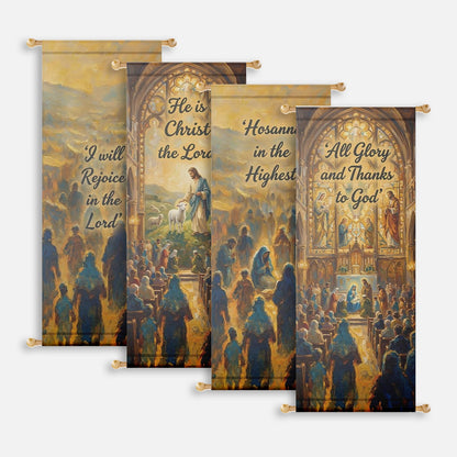 Church Banners – Rejoice in the Lord — original mockup 1
