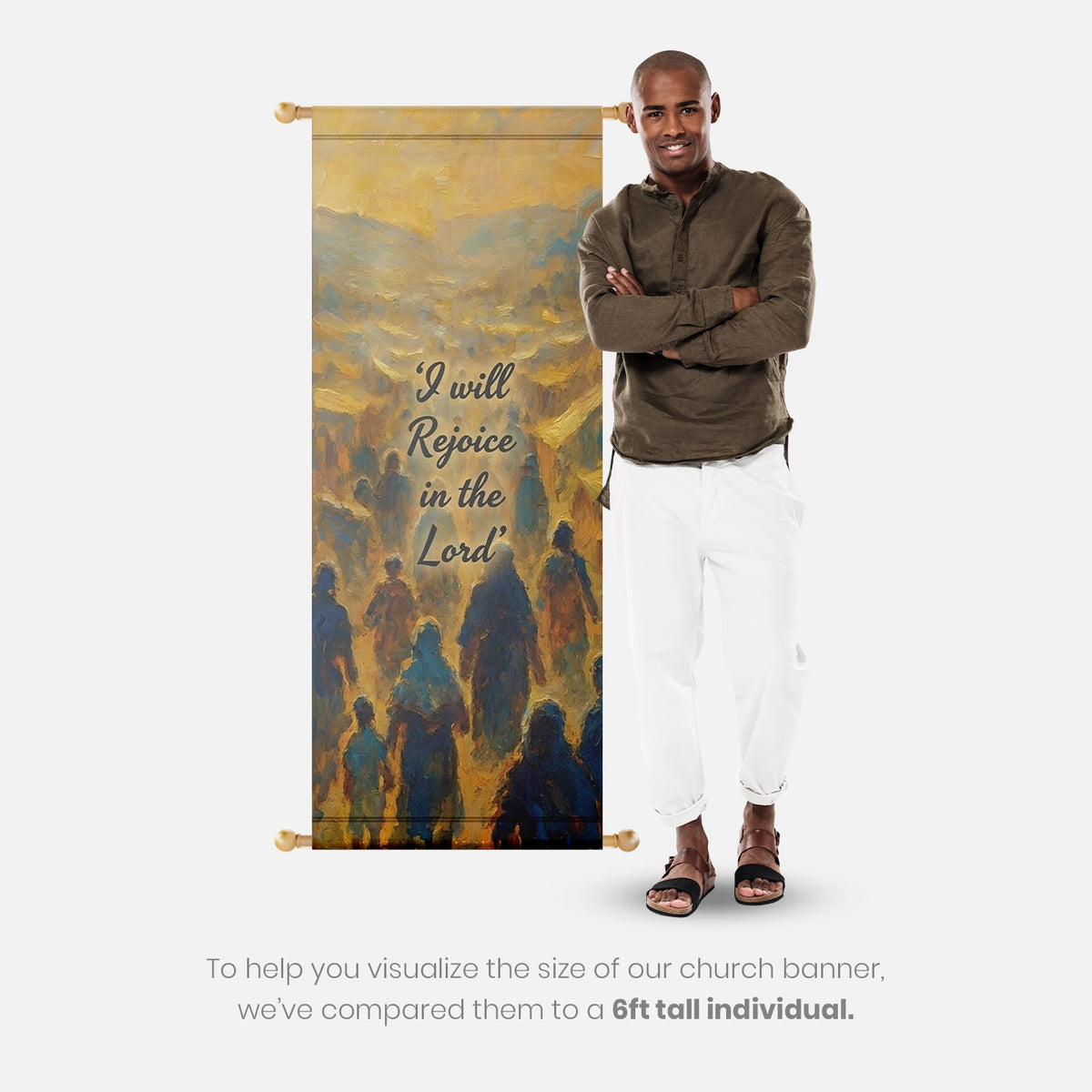 Church Banners – Rejoice in the Lord — original mockup 3