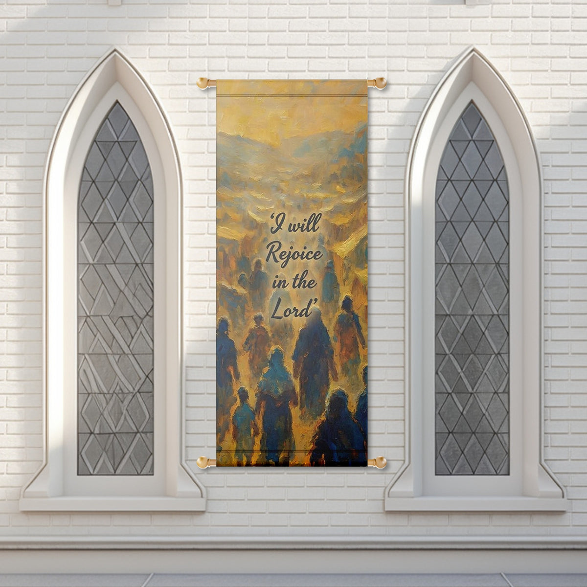 Church Banners – Rejoice in the Lord — original mockup 5