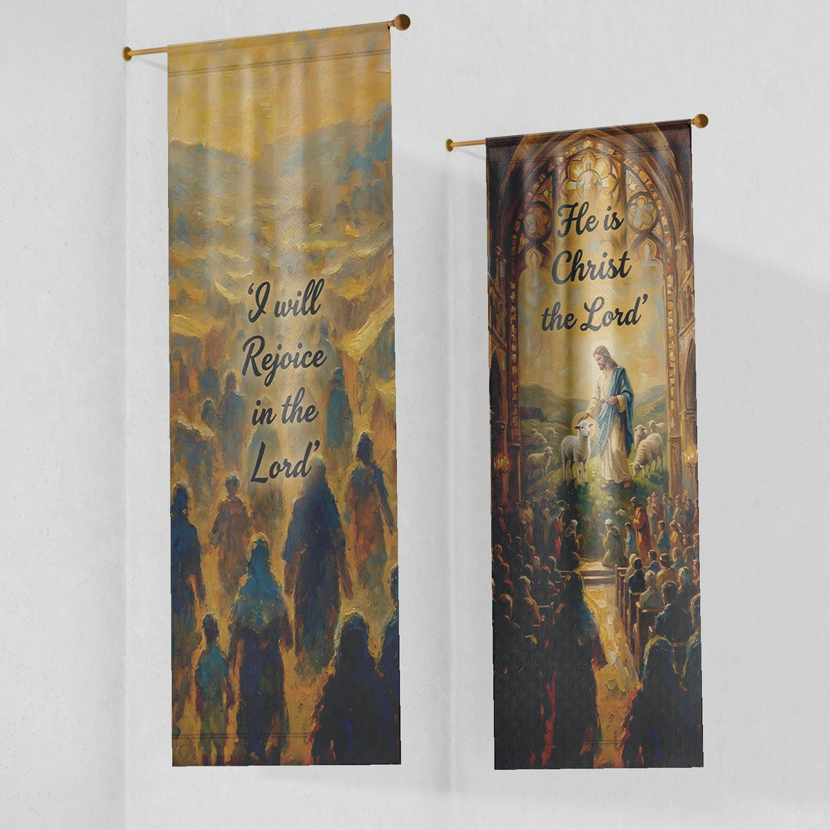 Church Banners – Rejoice in the Lord — original mockup 6