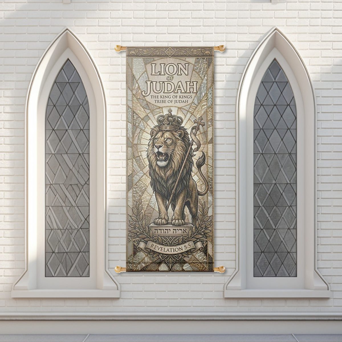 Church Banners – Lion of Judah — original mockup 5