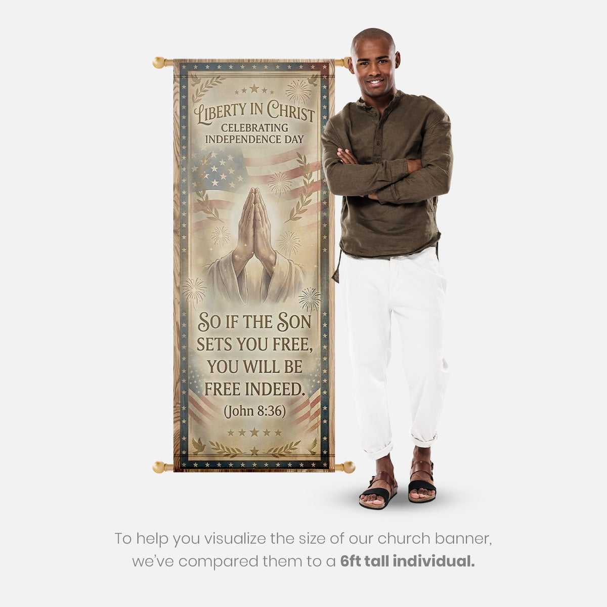 Patriotic Church Banners – Freedom in Christ — original mockup 3