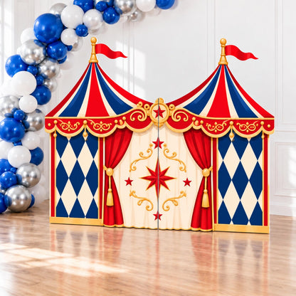 Custom circus tent backdrop — image 1