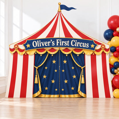Custom circus tent backdrop — image 11