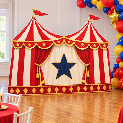 Custom circus tent backdrop — image 12