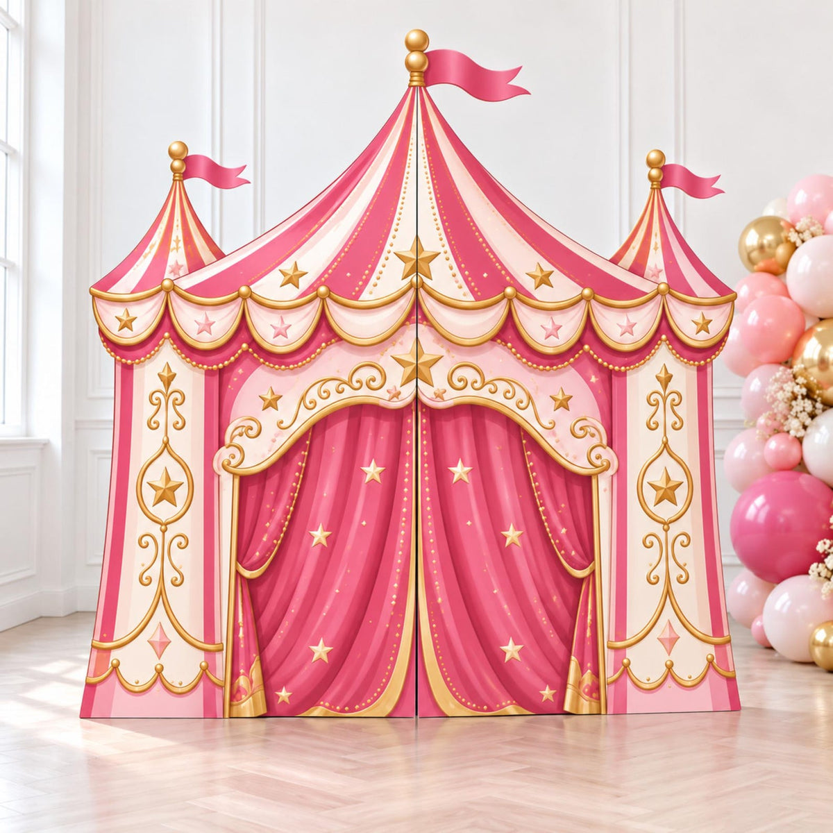 Custom circus tent backdrop — image 13