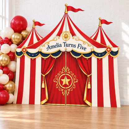 Custom circus tent backdrop — image 17