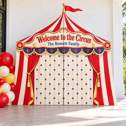 Custom circus tent backdrop — image 2