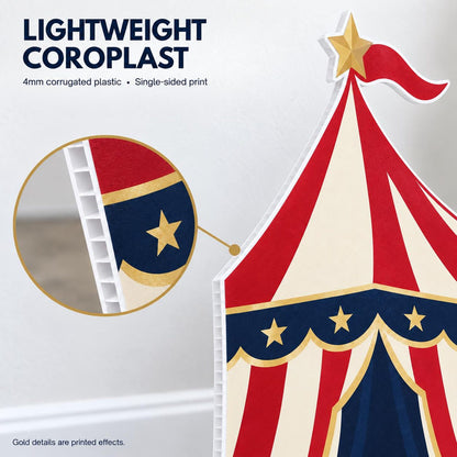 Custom circus tent backdrop — image 5
