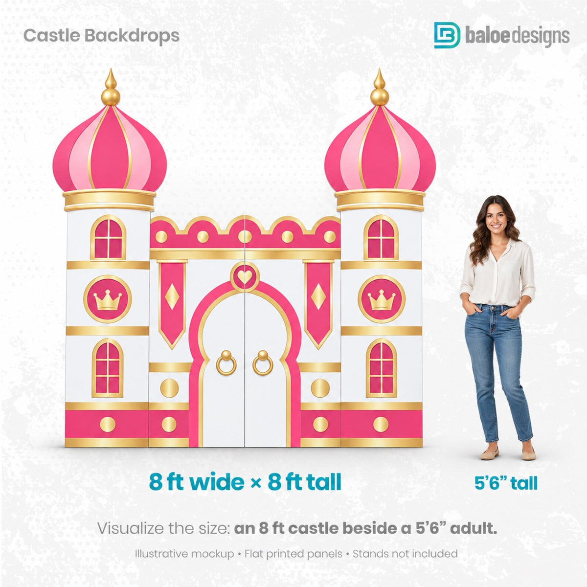 Custom castle backdrop – listing photo 11