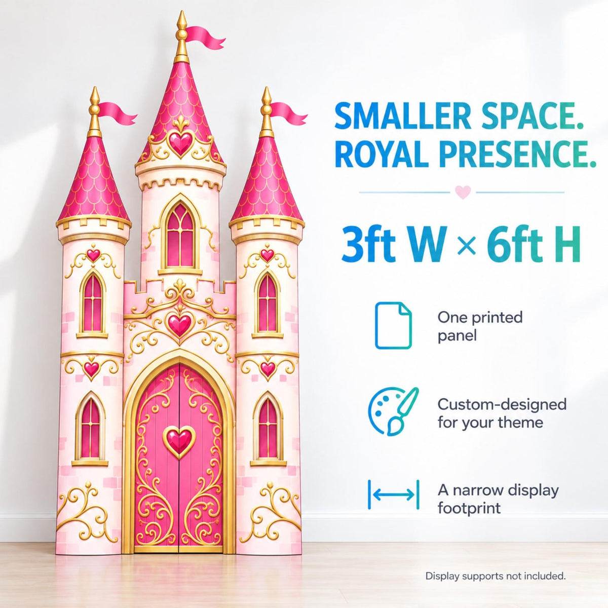 Custom castle backdrop – listing photo 14