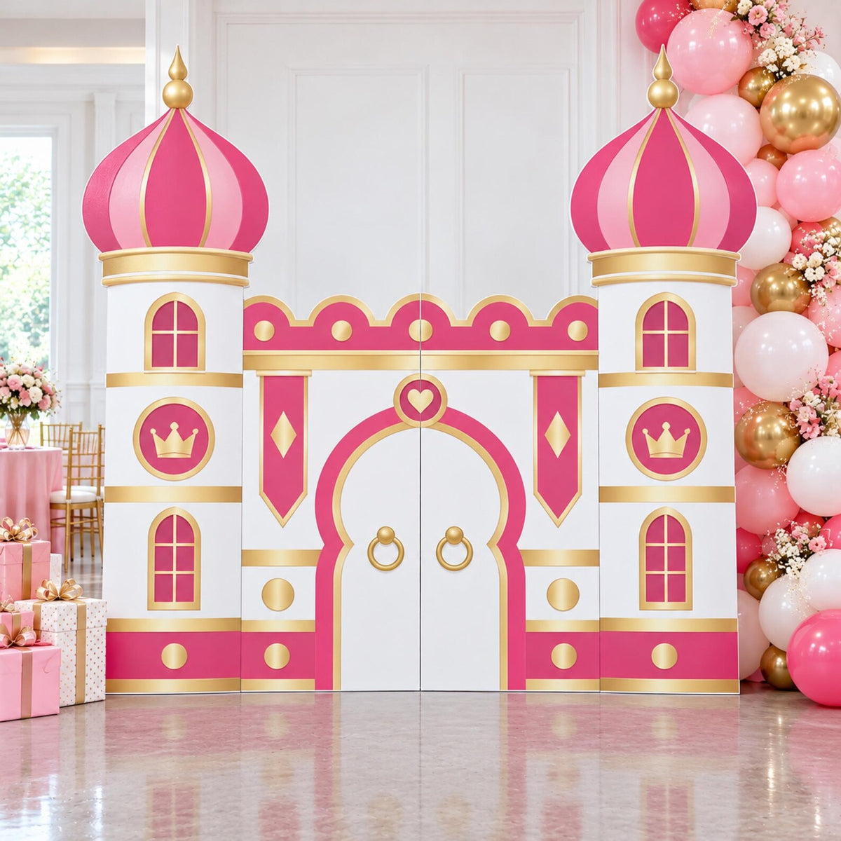 Custom castle backdrop – listing photo 2