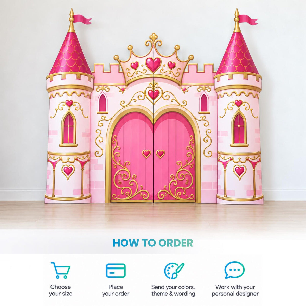 Custom castle backdrop – listing photo 7