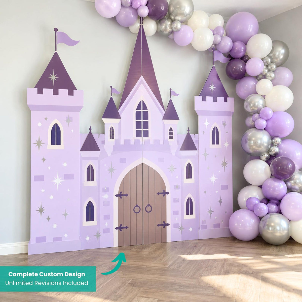 Custom castle backdrop – listing photo 9