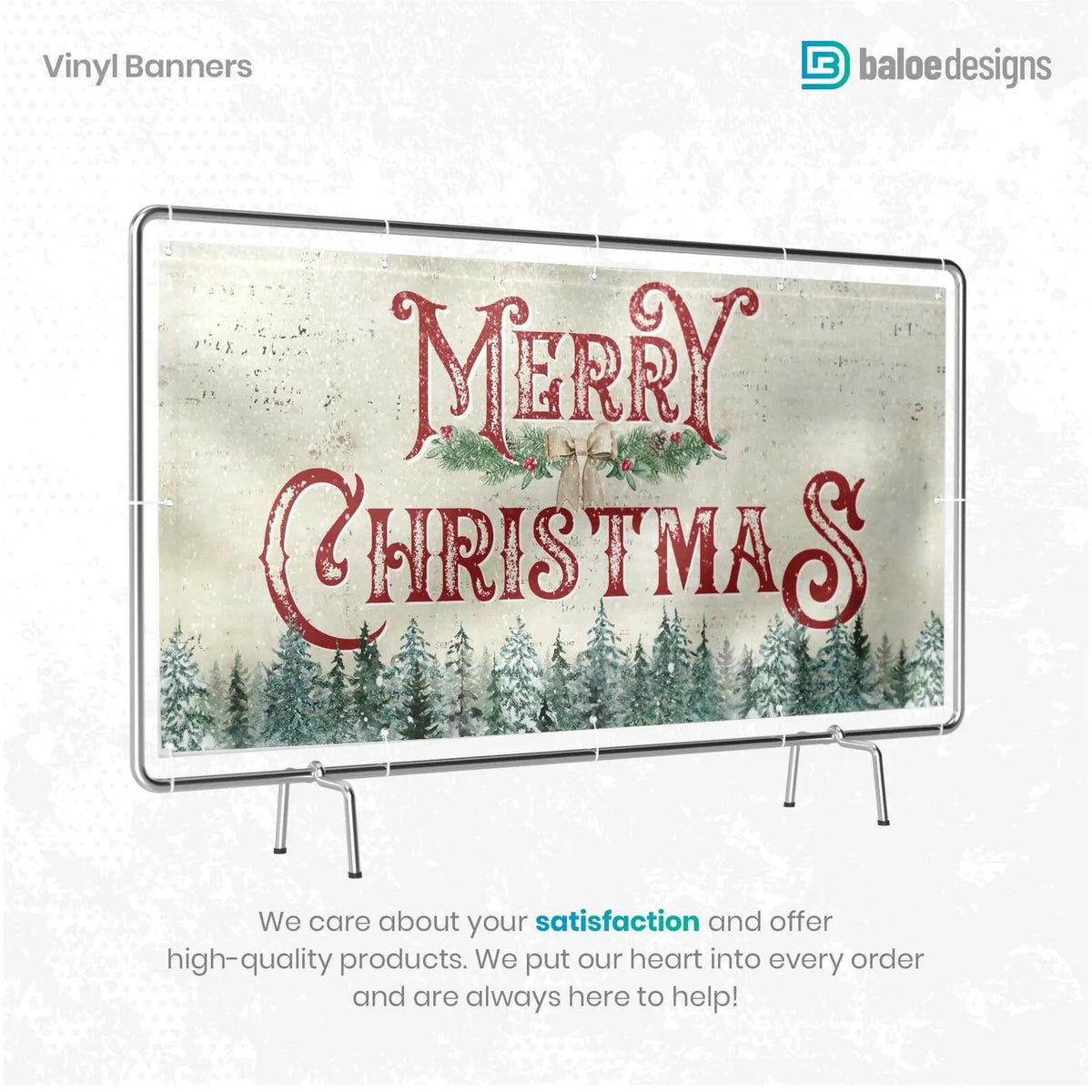 Custom Christmas vinyl banner — gallery image 18