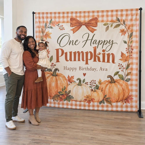 Custom Fall Birthday Backdrop