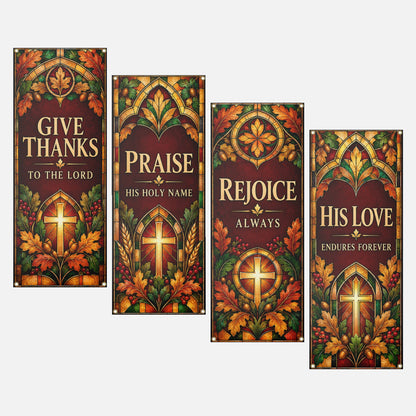 Fall Church Banners – Give Thanks — original church banner mockup 7