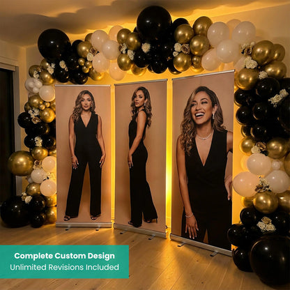 Set of 3 Retractable Banners