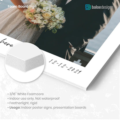 Foam Board Sign
