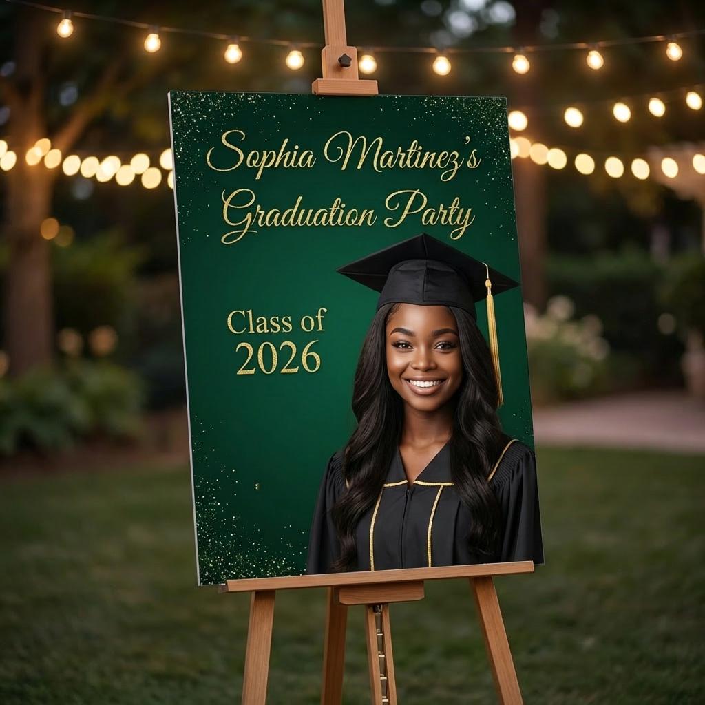 Graduation Welcome Foam Board Sign