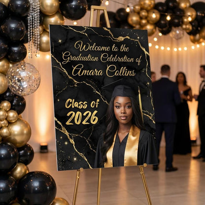 Graduation Welcome Foam Board Sign