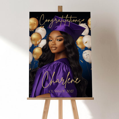 Graduation Welcome Foam Board Sign