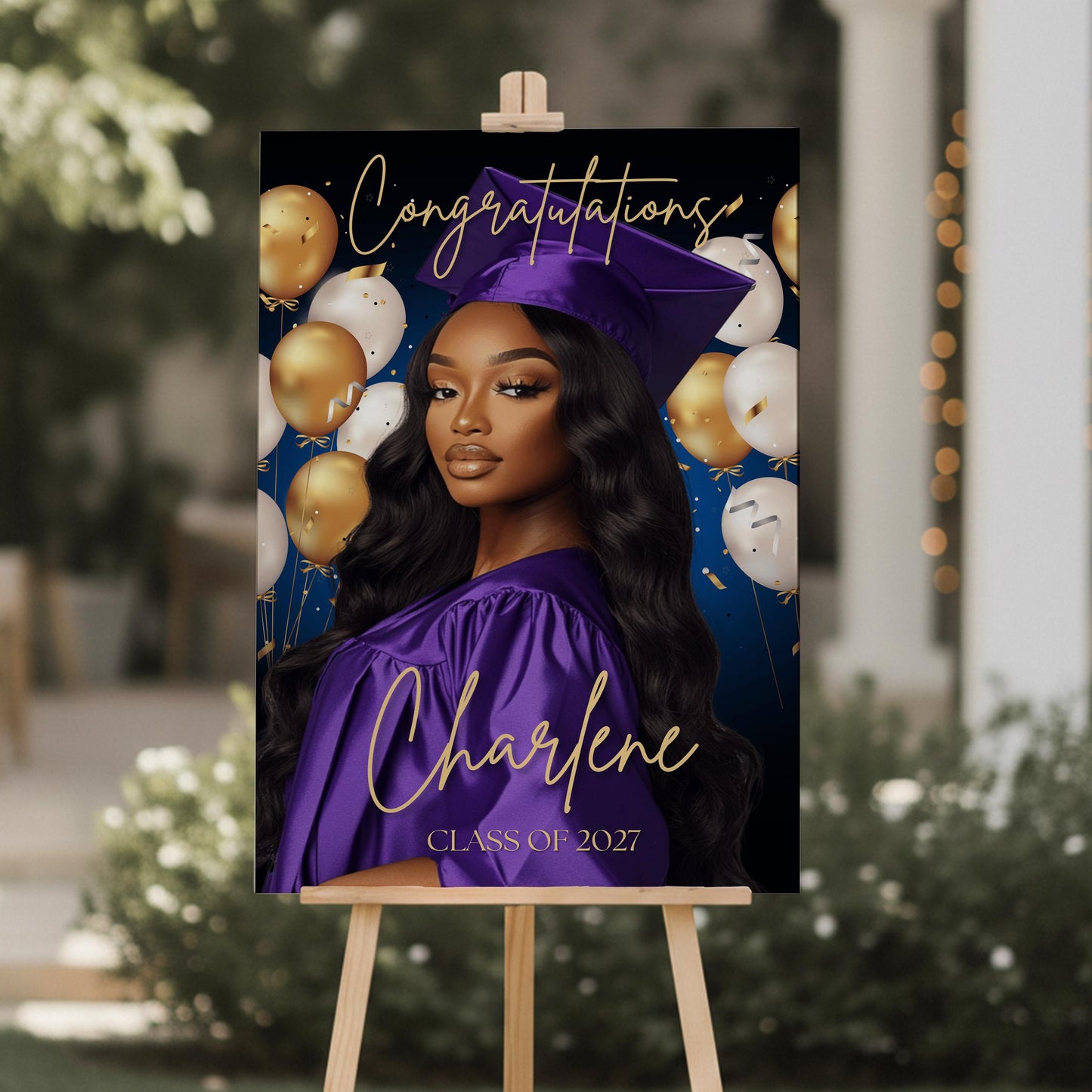 Graduation Welcome Foam Board Sign