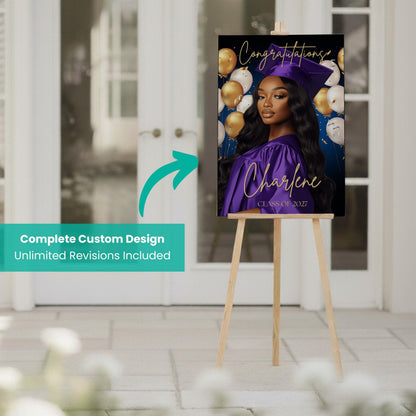 Graduation Welcome Foam Board Sign