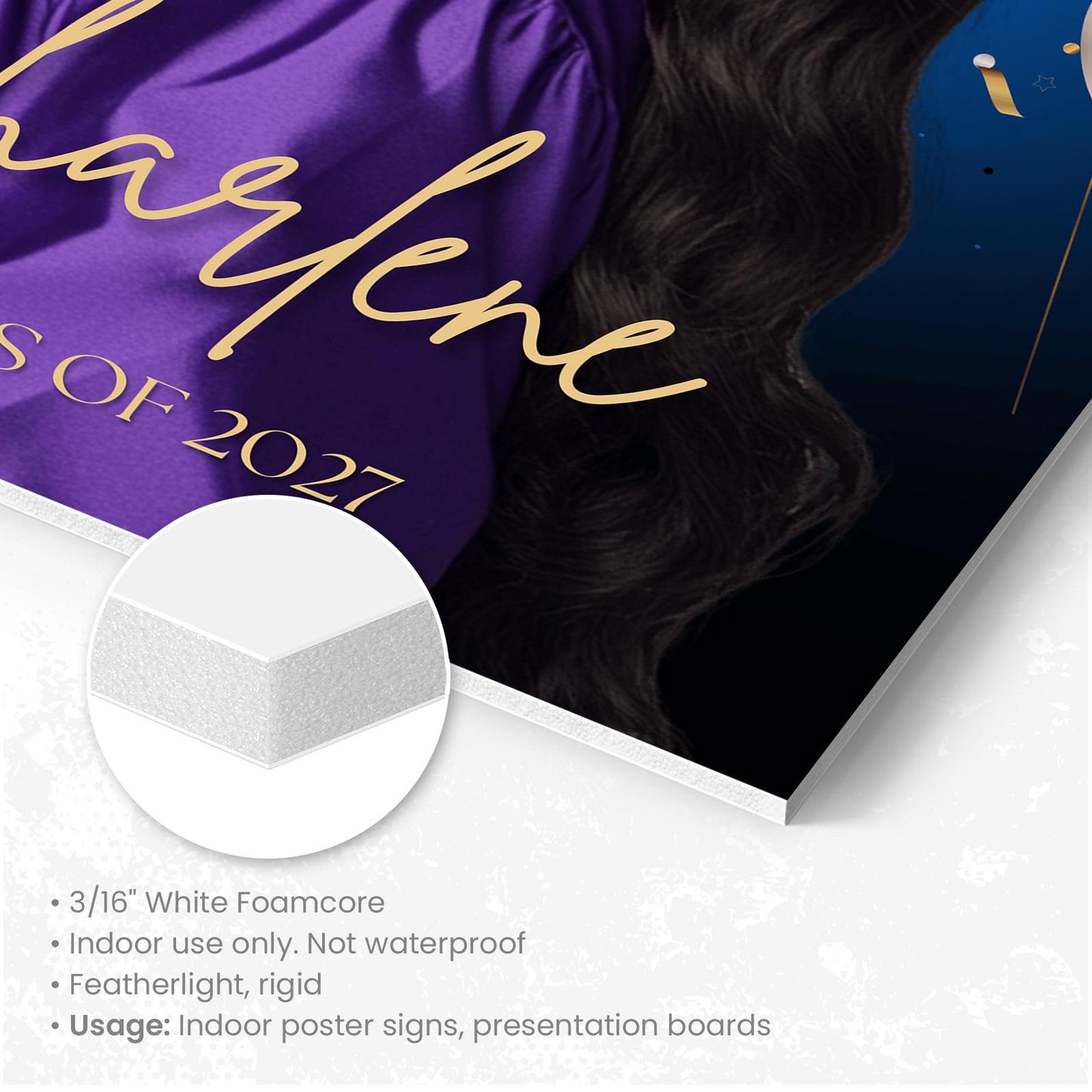 Graduation Welcome Foam Board Sign