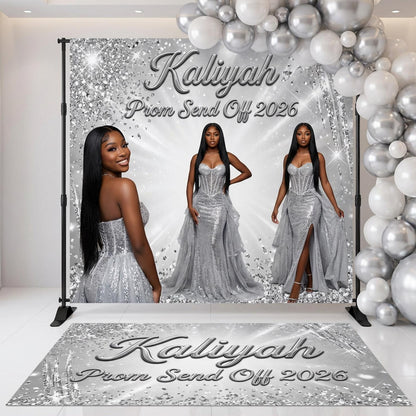 Prom Backdrop + Floor Decal Set