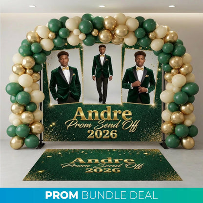 Prom Backdrop + Floor Decal Set
